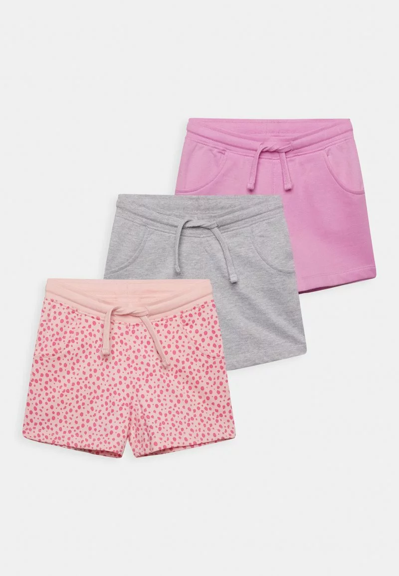 Friboo SOLID SPORT 3 PACK - Shorts - Grey - 102_pink - 402_purple - 404, Kinder 3 Friboo SOLID SPORT 3 PACK - Shorts - Grey - 102_pink - 402_purple - 404, Kinder