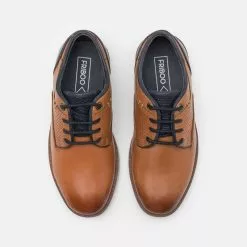 Friboo LEATHER - Sportlicher Schnürer - Cognac, Kinder -Deutschland Friboo Verkaufs-Shop 1267d6d0863e4356bc6b4eace1a06caf