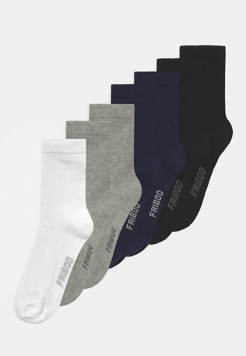 Friboo 7 PACK UNISEX - Socken - Black/dark Blue/grey 3 Friboo 7 PACK UNISEX - Socken - Black/dark Blue/grey