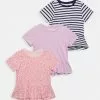 Friboo PEPLUM HEM TEE 3 PACK - T-Shirt Print - Pink - 402_purple - 404_dark Blue - 503, Kinder 1 Friboo PEPLUM HEM TEE 3 PACK - T-Shirt Print - Pink - 402_purple - 404_dark Blue - 503, Kinder -Deutschland Friboo Verkaufs-Shop 1a6045a7da36400a8385b1332054c1da