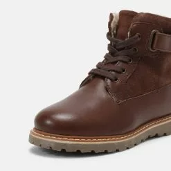 Friboo LEATHER - Schnürstiefelette - Dark Brown, Kinder -Deutschland Friboo Verkaufs-Shop 203385e62e944d4494f7b27facbe77a2