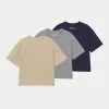 Friboo 3 PACK - T-Shirt Basic - Grey/dark Blue/tan, Kinder -Deutschland Friboo Verkaufs-Shop 31dc53cebe9a48f9be603dbc8f808df6