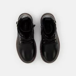 Friboo LEATHER BOOTIES - Schnürstiefelette - Black, Kinder -Deutschland Friboo Verkaufs-Shop 3f2440177baf465c8d31d1436a3f74f3