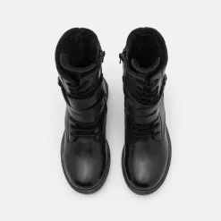 Friboo LEATHER - Schnürstiefel - Black, Kinder 25 Friboo LEATHER - Schnürstiefel - Black, Kinder -Deutschland Friboo Verkaufs-Shop 42607aee1a864639871e8a19bf99c9c2