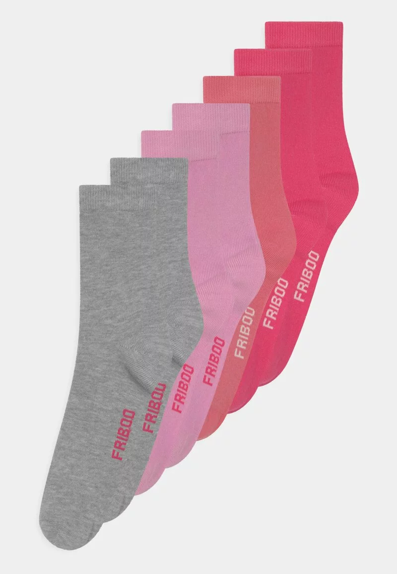 Friboo 7 PACK - Socken - Grey/pink/purple, Kinder 3 Friboo 7 PACK - Socken - Grey/pink/purple, Kinder