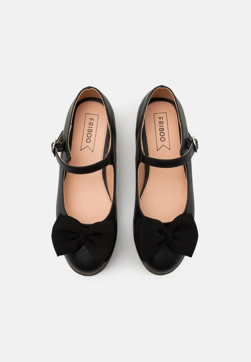 Friboo Riemchenballerina - Black, Kinder 6 Friboo Riemchenballerina - Black, Kinder – Bild 4