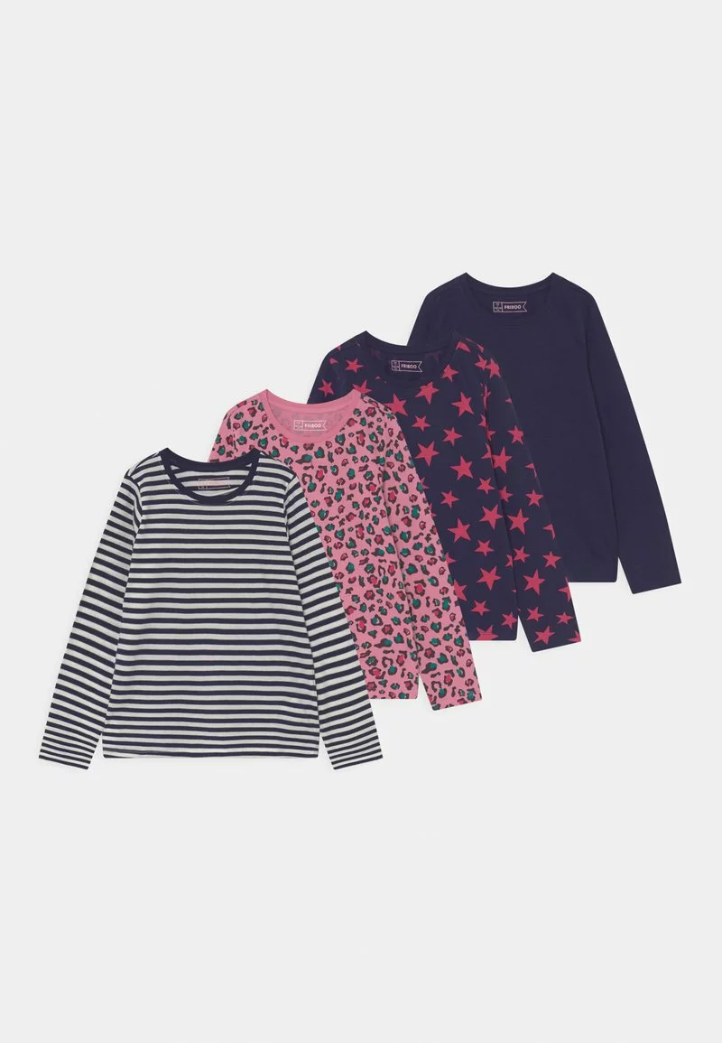 Friboo GIRLS TEE 4 PACK - Langarmshirt - Multi-coloured/pink/dark Blue, Kinder 3 Friboo GIRLS TEE 4 PACK - Langarmshirt - Multi-coloured/pink/dark Blue, Kinder