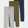 Friboo 3 PACK - Stoffhose - Grey/khaki/dark Blue, Kinder