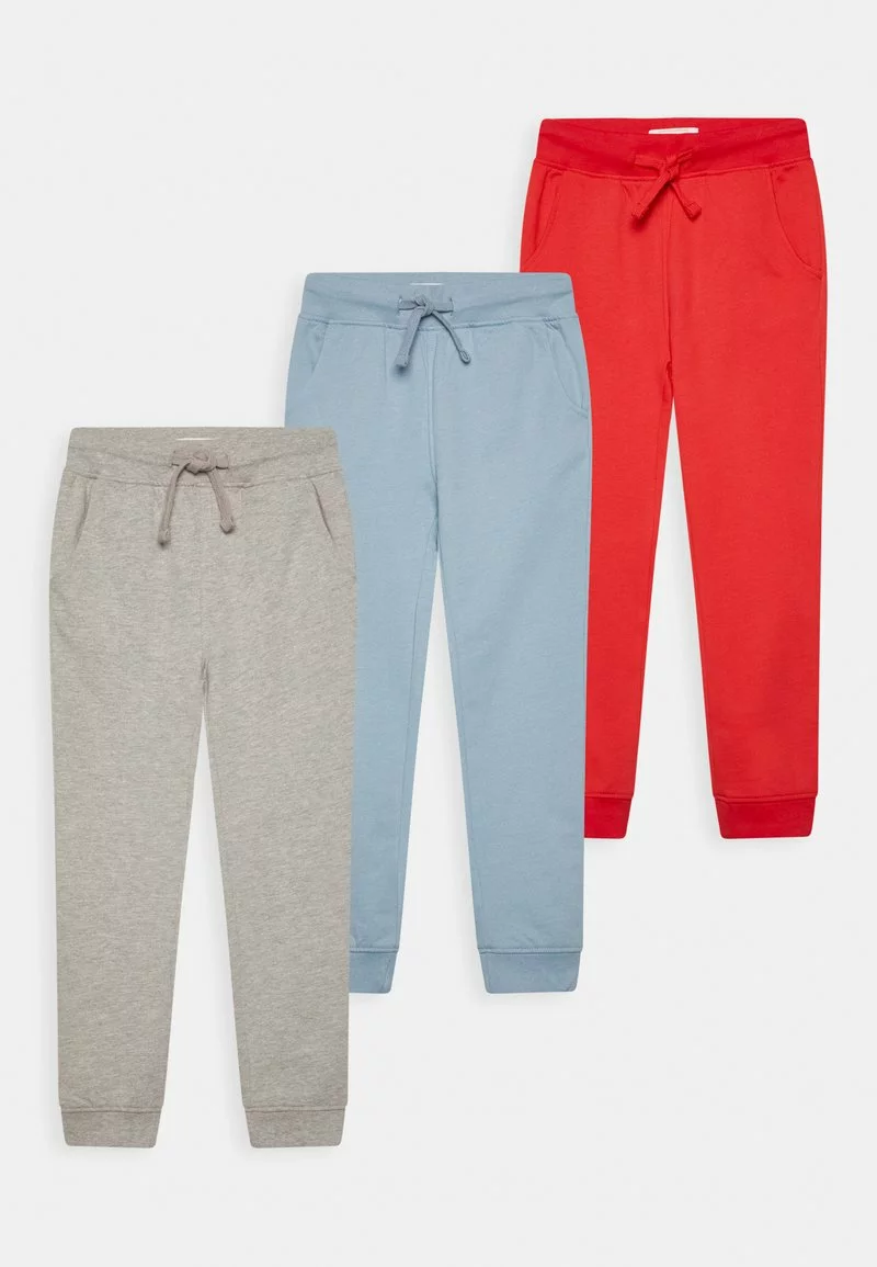 Friboo 3 PACK BASIC BOYS SWEATPANTS - Jogginghose - Grey, Blue, Red, Kinder 3 Friboo 3 PACK BASIC BOYS SWEATPANTS - Jogginghose - Grey, Blue, Red, Kinder