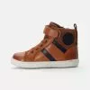 Friboo LEATHER BOOTIES - Sneaker High - Cognac, Kinder 1 Friboo LEATHER BOOTIES - Sneaker High - Cognac, Kinder -Deutschland Friboo Verkaufs-Shop 9714d56ec1824e50a7d15910d44e543b
