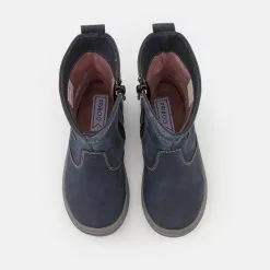 Friboo LEATHER - Stiefel - Blue-grey, Kinder -Deutschland Friboo Verkaufs-Shop 9b1ad65a7fd440248d1bb0f5d97661d3