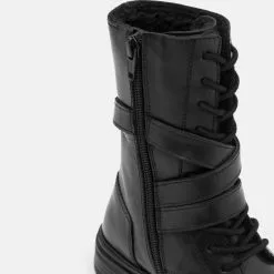 Friboo LEATHER - Schnürstiefel - Black, Kinder 30 Friboo LEATHER - Schnürstiefel - Black, Kinder -Deutschland Friboo Verkaufs-Shop b074585307c948e0a1e1d175f83d9ee0