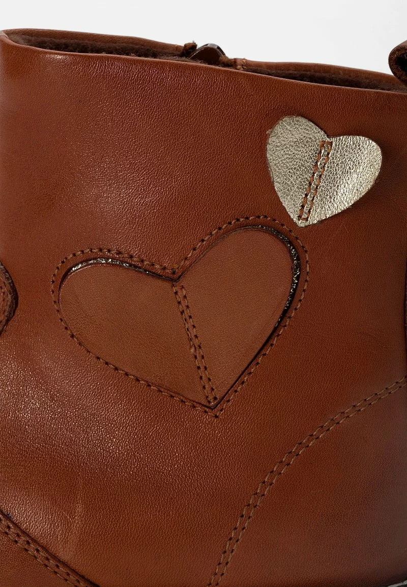 Friboo LEATHER BOOTIES - Stiefelette - Cognac, Kinder 8 Friboo LEATHER BOOTIES - Stiefelette - Cognac, Kinder – Bild 6