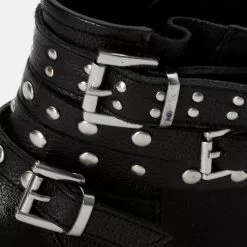 Friboo LEATHER BOOTIES - Cowboy-/Bikerstiefelette - Black, Kinder 13 Friboo LEATHER BOOTIES - Cowboy-/Bikerstiefelette - Black, Kinder -Deutschland Friboo Verkaufs-Shop ce3a72196f784138aad69c49041870b7