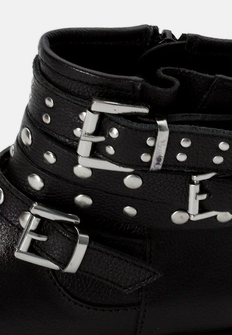 Friboo LEATHER BOOTIES - Cowboy-/Bikerstiefelette - Black, Kinder 8 Friboo LEATHER BOOTIES - Cowboy-/Bikerstiefelette - Black, Kinder – Bild 6