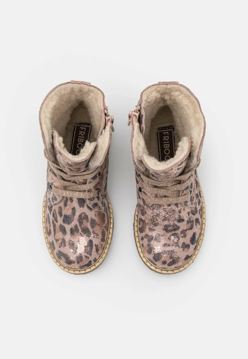 Friboo LEATHER - Schnürstiefelette - Rose Gold, Kinder 6 Friboo LEATHER - Schnürstiefelette - Rose Gold, Kinder – Bild 4