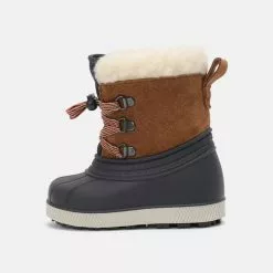 Deutschland Friboo Verkaufs-Shop 14 Friboo LEATHER UNISEX - Snowboot/Winterstiefel - Cognac, Kinder